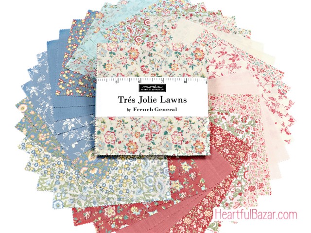 [cp]moda Tres Jolie Lawns 42枚セット
