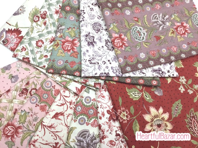 [おためし12枚セット]moda Jardin de Versailles