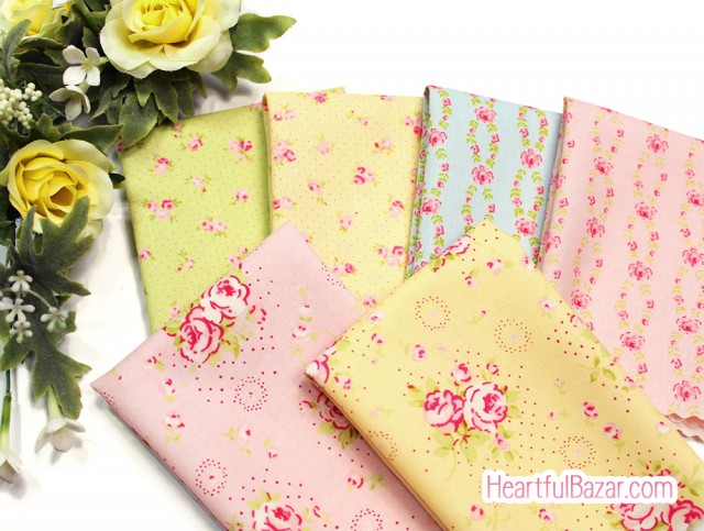 [おためし6枚セット]moda Fleurs